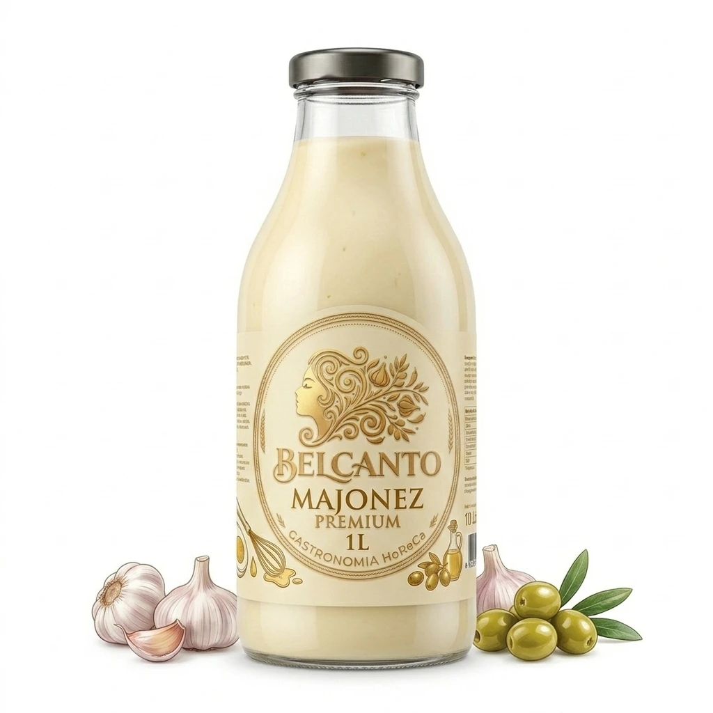 ChefMaster – Majonez Premium 80% 1L | Słoik Szklany | Private Label